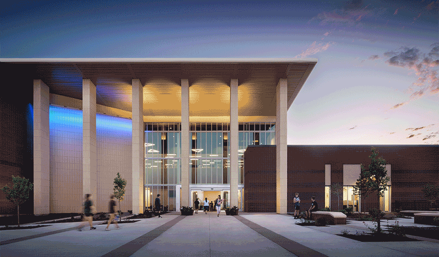 Recreation center features animation