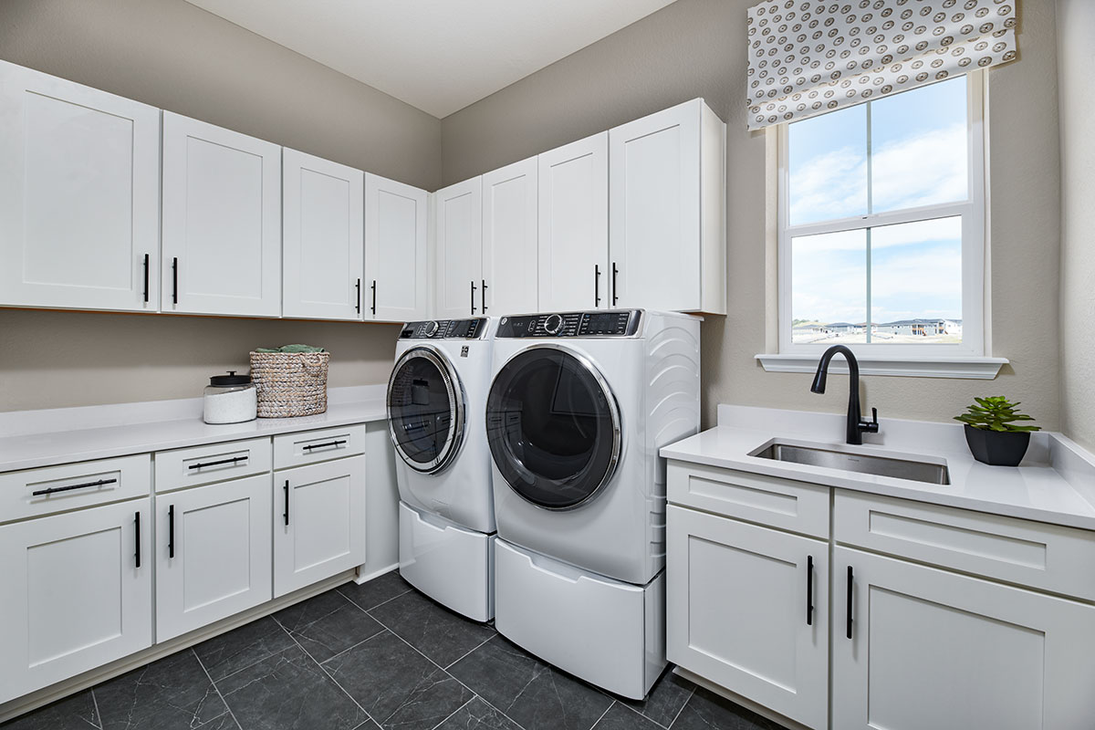 family friendly home design feature: laundry room