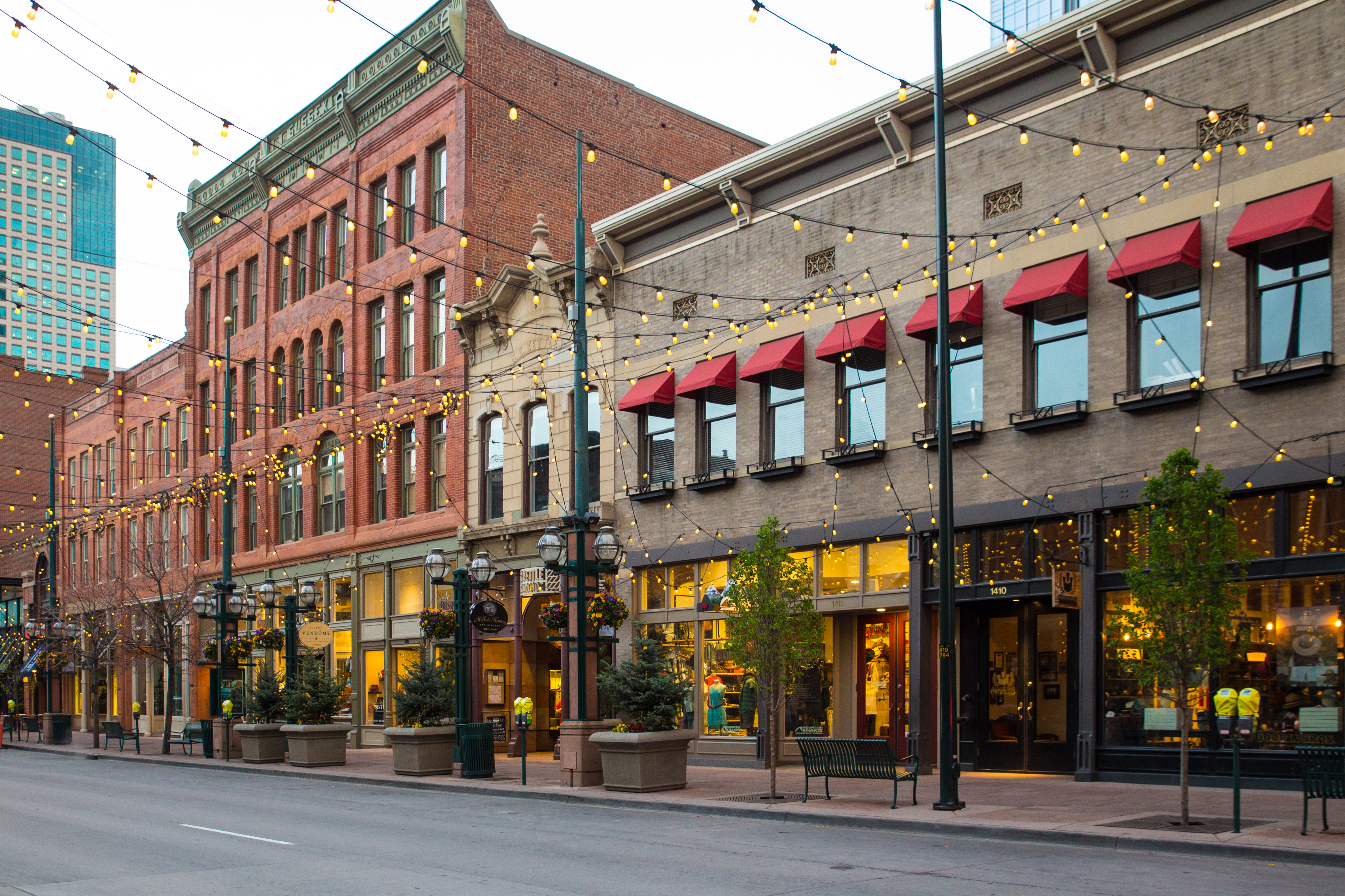 Larimar Square shops in Denver