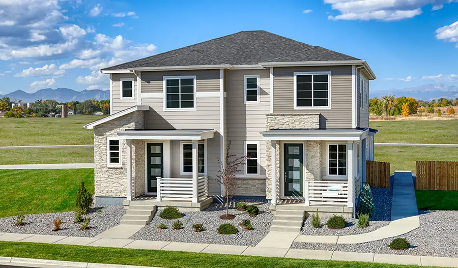 Paired two-story Richmond American homes