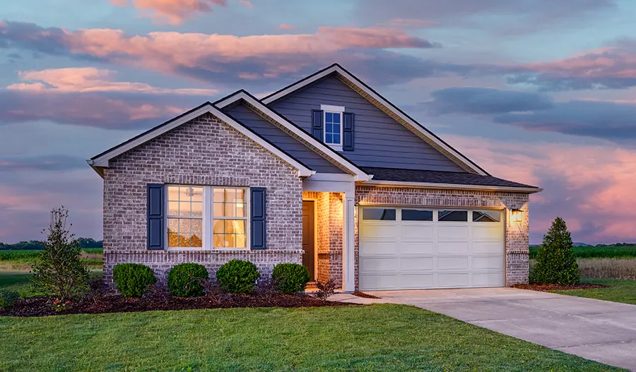 Ranch-style Richmond American home with a 2-car garage