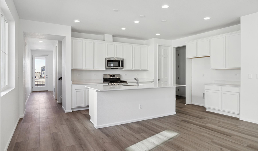 Kitchen of the LynwoodIIDuo floor plan