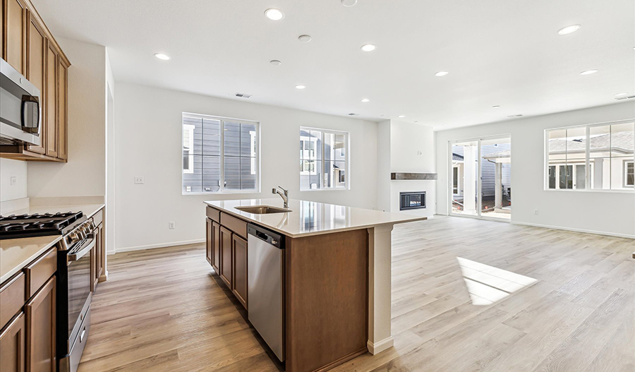 Kitchen of the LynwoodIDuo floor plan