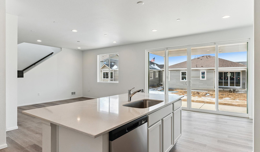 Kitchen of the Coral floor plan