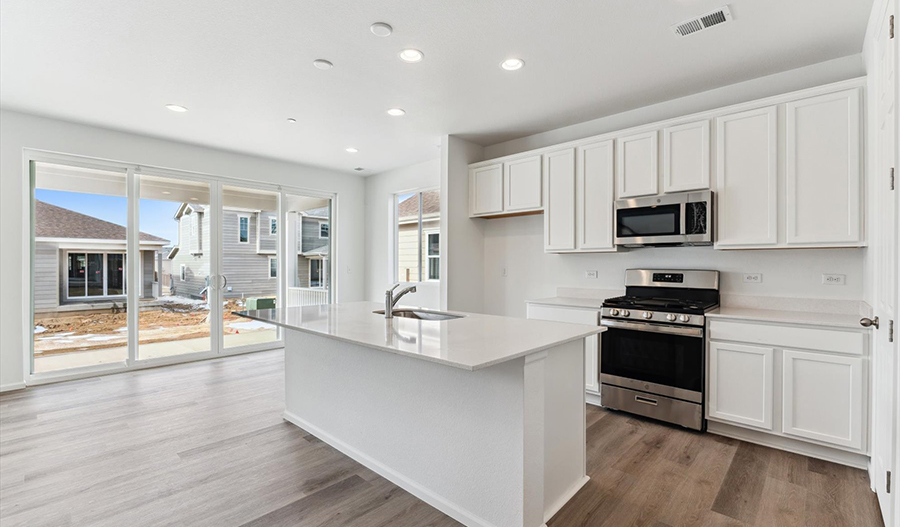 Kitchen of the Coral floor plan