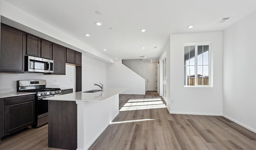 Kitchen of the Chicago floor plan