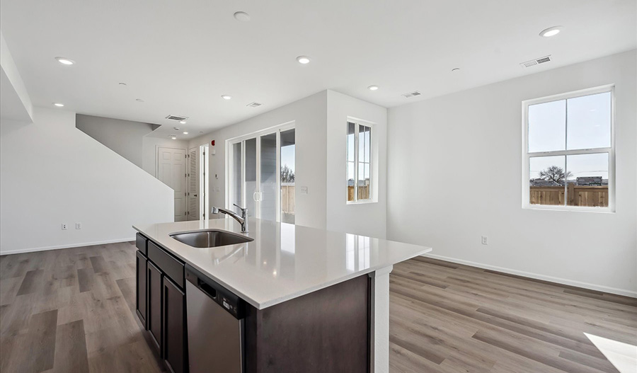 Kitchen of the Chicago floor plan