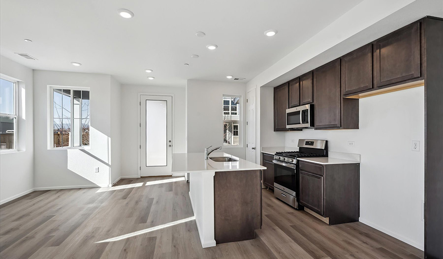 Kitchen of the Chicago floor plan