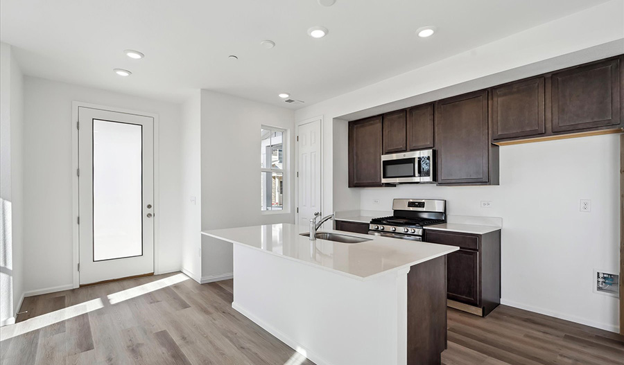 Kitchen of the Chicago floor plan