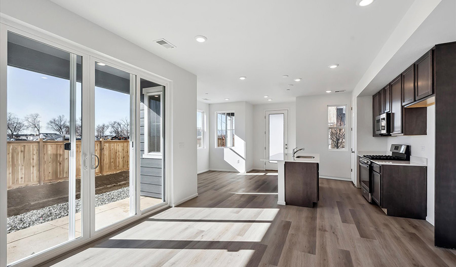 Living Room of the Chicago floor plan