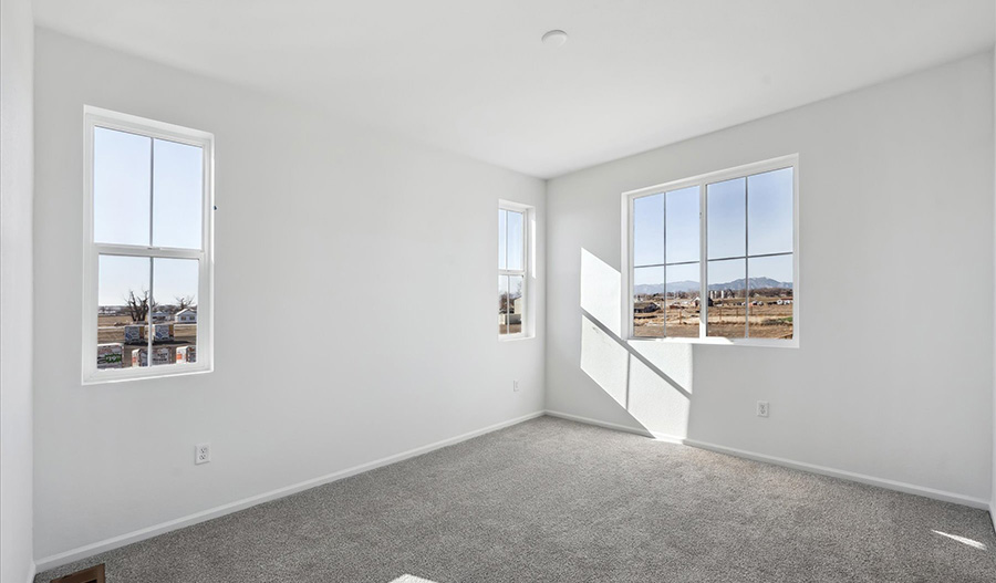 Bedroom of the Chicago floor plan