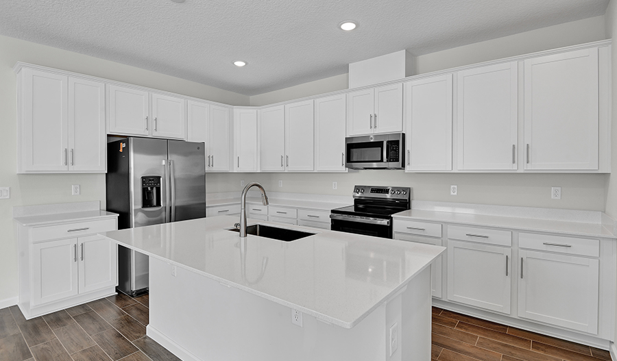 Kitchen of the SLate floor plan