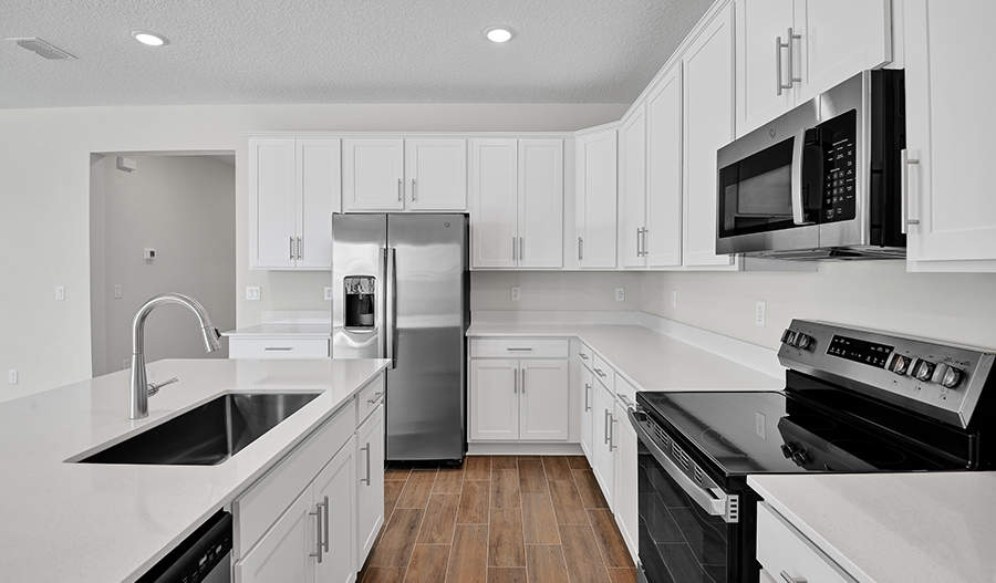 Kitchen of the SLate floor plan