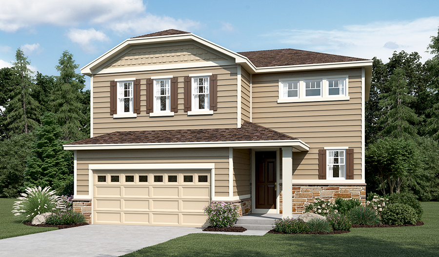 Coral floor plan at Willow Neighborhood at Copperleaf | Richmond ...