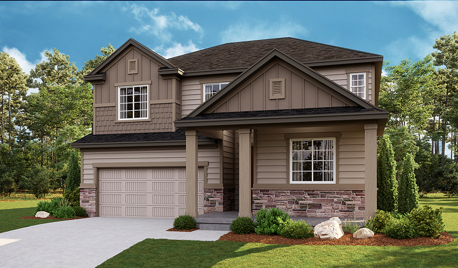 Hopewell Floor Plan At Pony Express Estates Richmond American Homes