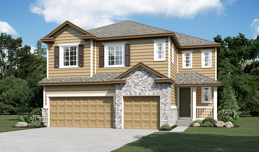 Yorktown floor plan at Mail Creek Crossing | Richmond American Homes