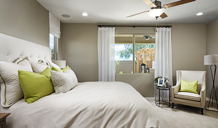 Owner's bedroom in Peridot floor plan