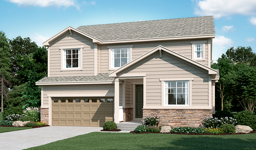 Hopewell floor plan at Landmark at Eastpoint | Richmond American Homes