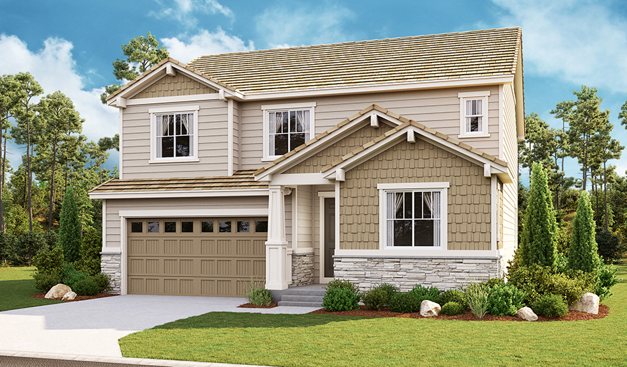 Hopewell floor plan at Ridgeline at Meridian Village | Richmond ...