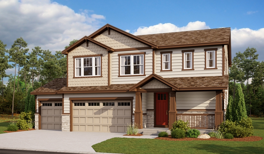 Bedford Floor Plan At The Aurora Highlands Richmond American Homes