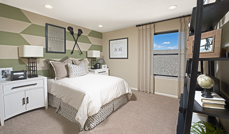 Guest room of the Avril plan in Denver