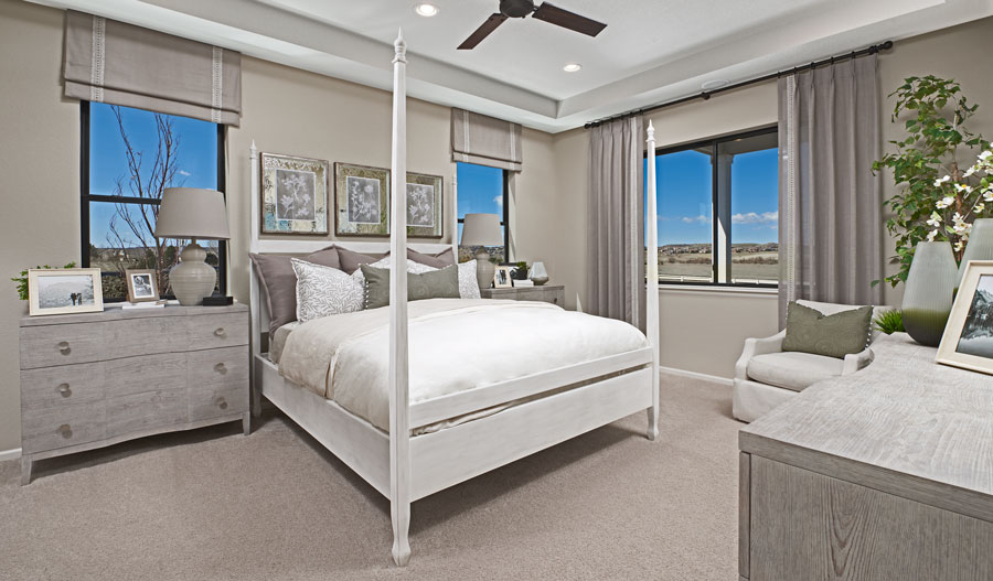 Owner's bedroom of the Avril plan in Denver