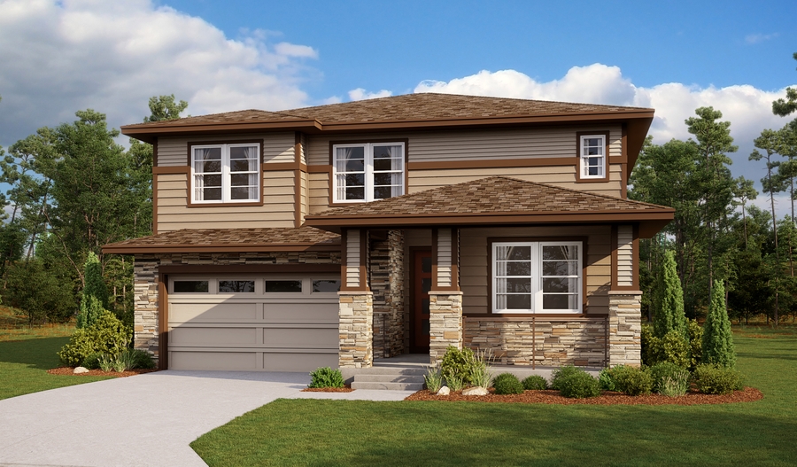 Hopewell floor plan at The Aurora Highlands | Richmond American Homes