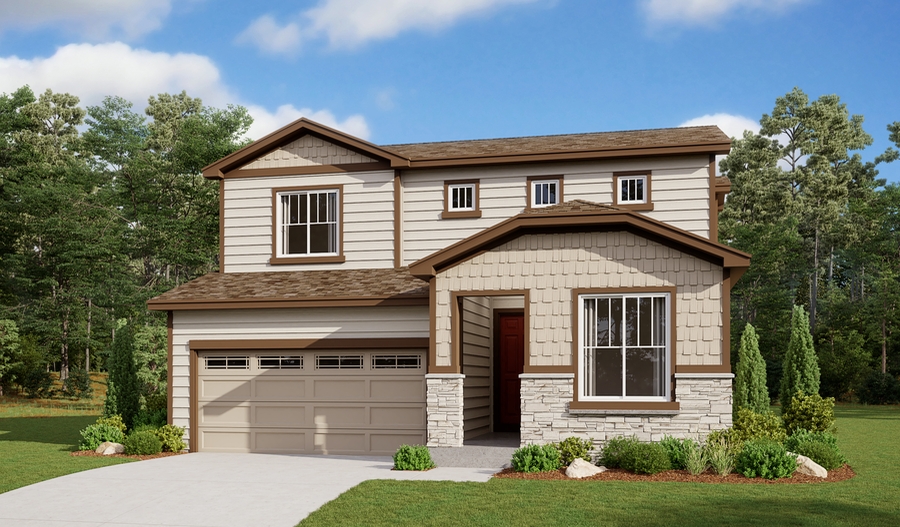 Citrine floor plan at Settler's Crossing | Richmond American Homes