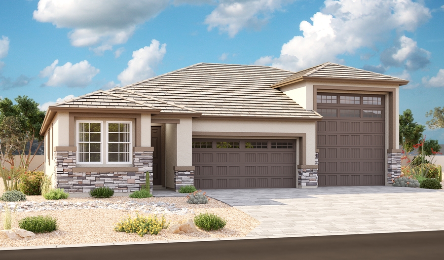 Pewter floor plan at The Preserve at Desert Oasis II | Richmond ...