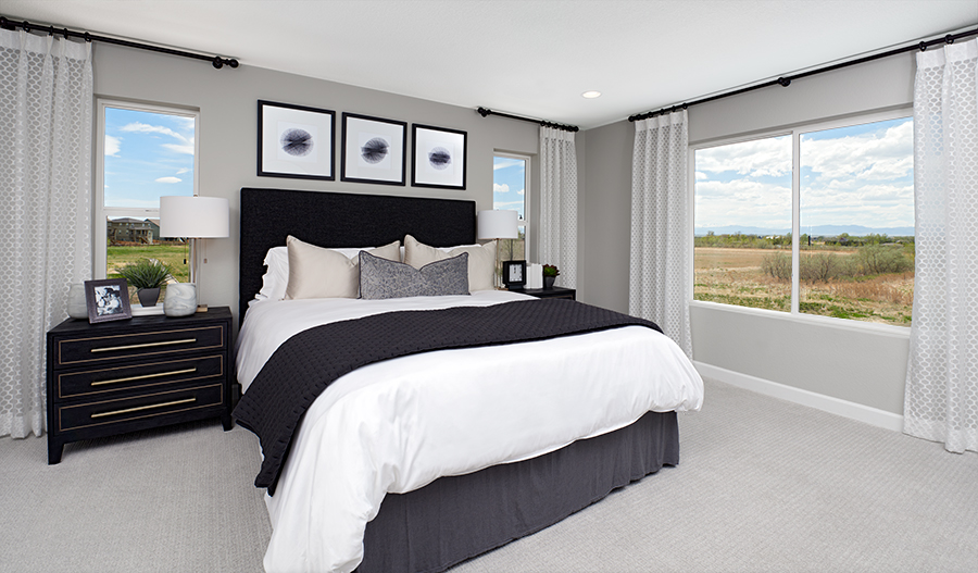 Owner's bedroom of the Moonstone plan