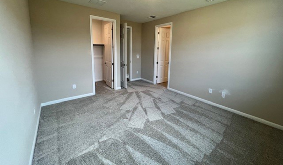 Bedroom of the Sunstone floor plan