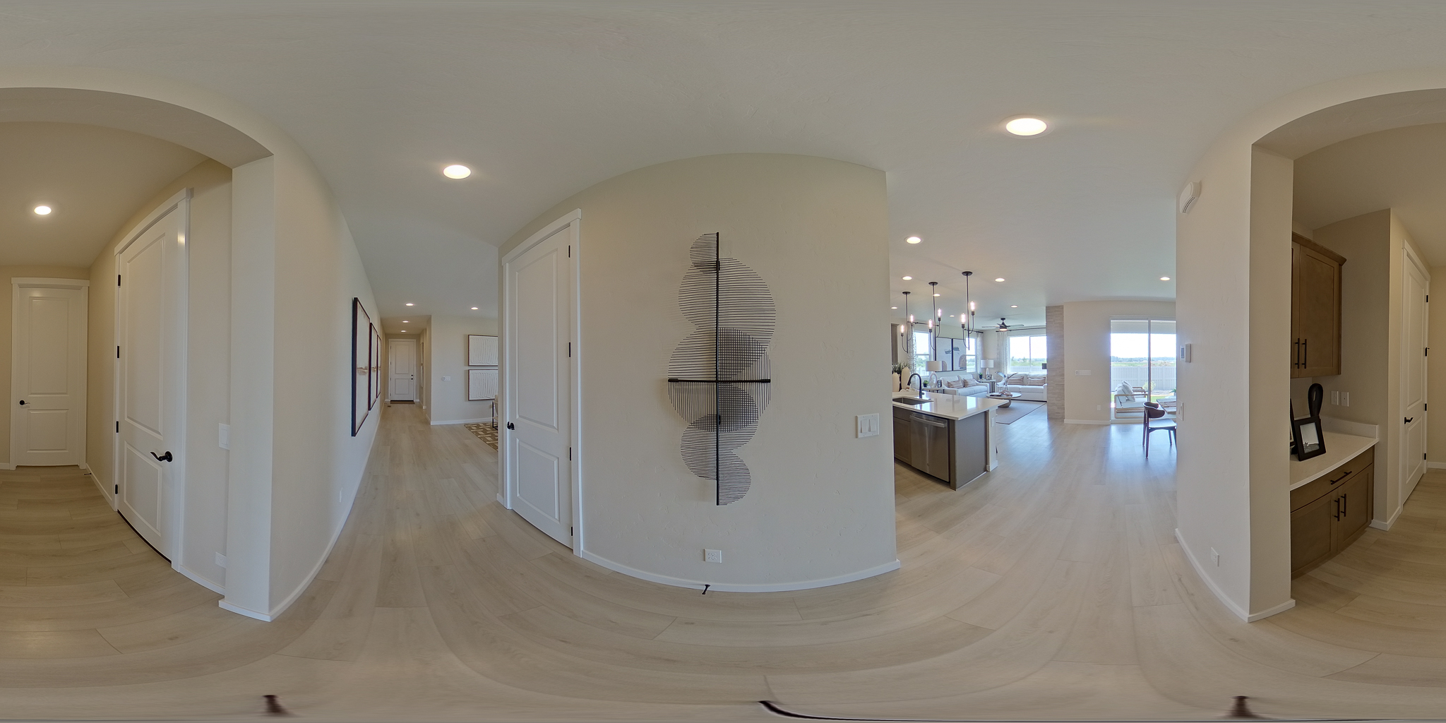 Hallway of the Stonehaven floor plan