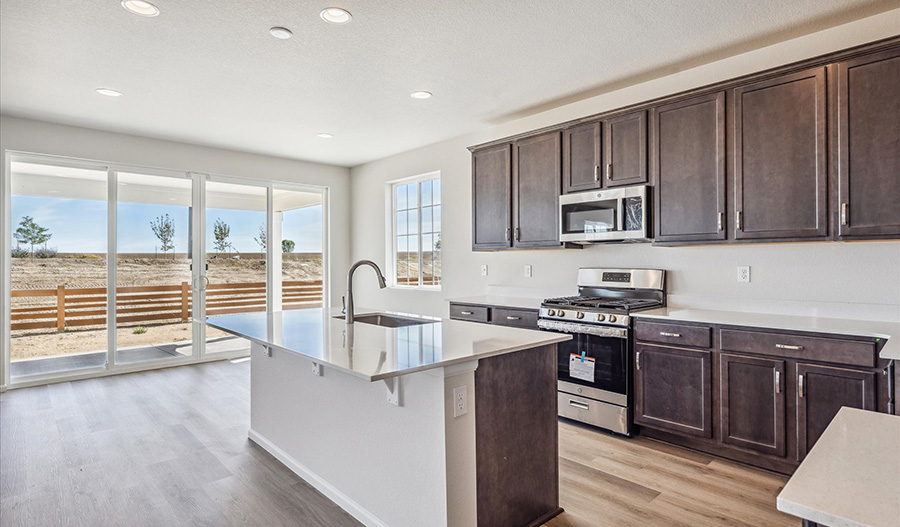 Kitchen of the Moonstone floor plan