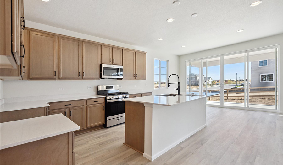 Kitchen of the Moonstone floor plan