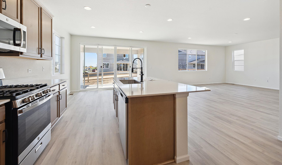 Kitchen of the Moonstone floor plan