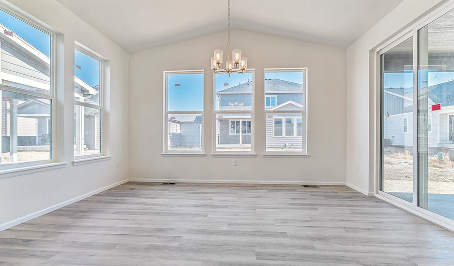 Sunroom of the Bedford floor plan