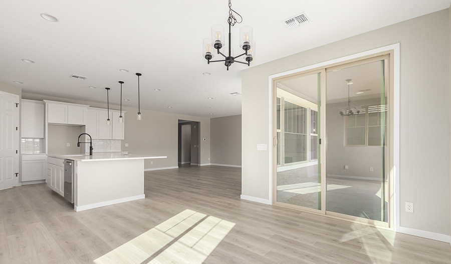 Kitchen and Dining of the Pinecrest floor plan