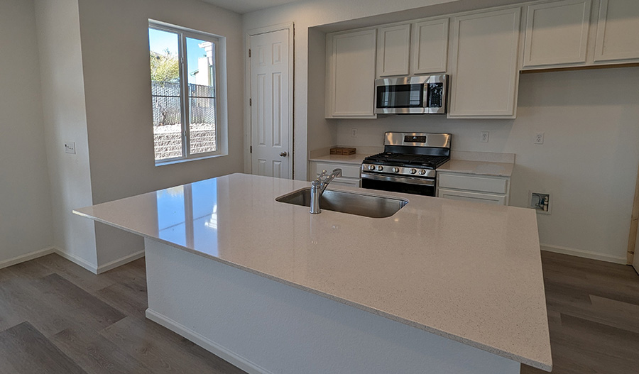 Kitchen of the Chicago floor plan