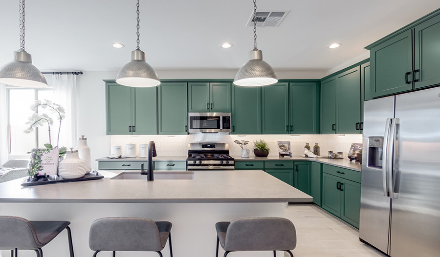 Kitchen of the Emerald floor plan