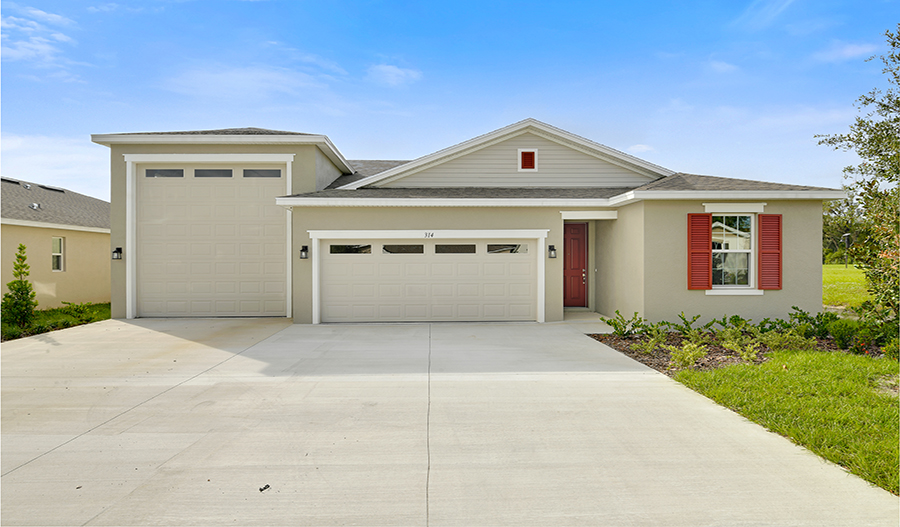 Exterior of the Pewter floor plan