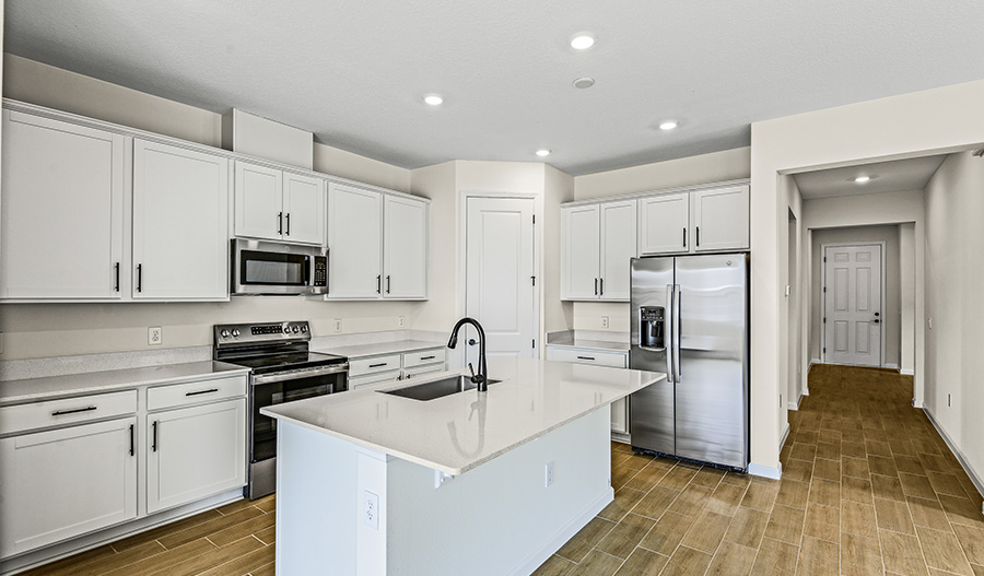 Kitchen of the Azure floor plan