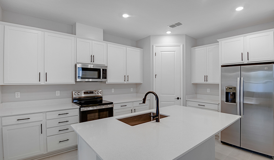 Kitchen of the Azure floor plan