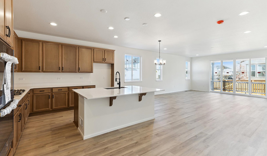 Kitchen of the Arlington floor plan