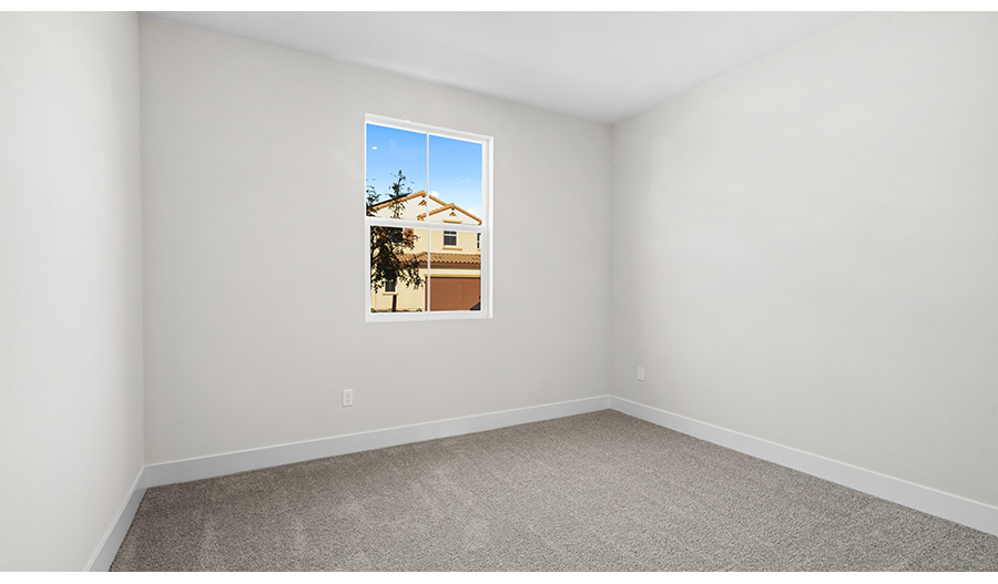 Bedroom of the Andrea floor plan