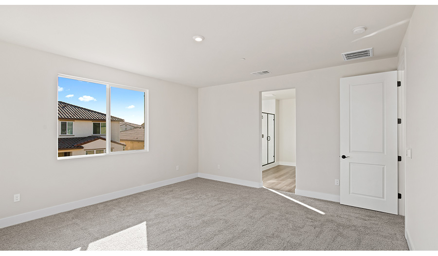 Bedroom of the Andrea floor plan