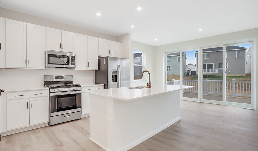 Kitchen of the Coral floor plan