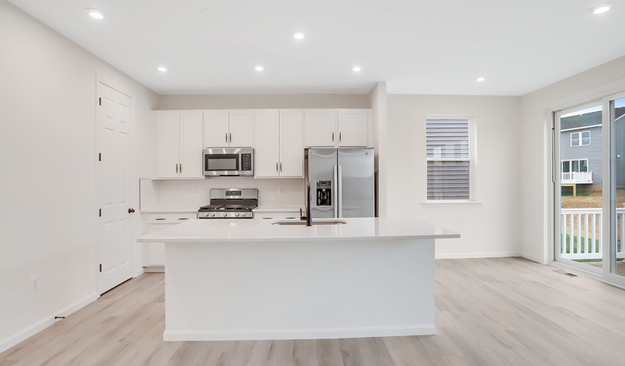 Kitchen of the Coral floor plan