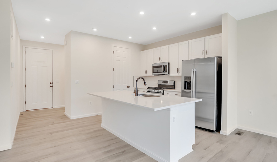 Kitchen of the Coral floor plan