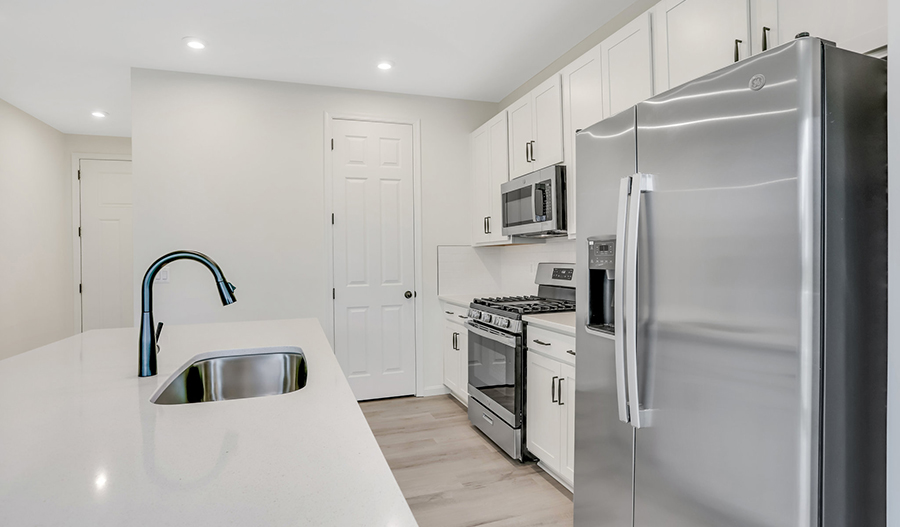 Kitchen of the Coral floor plan