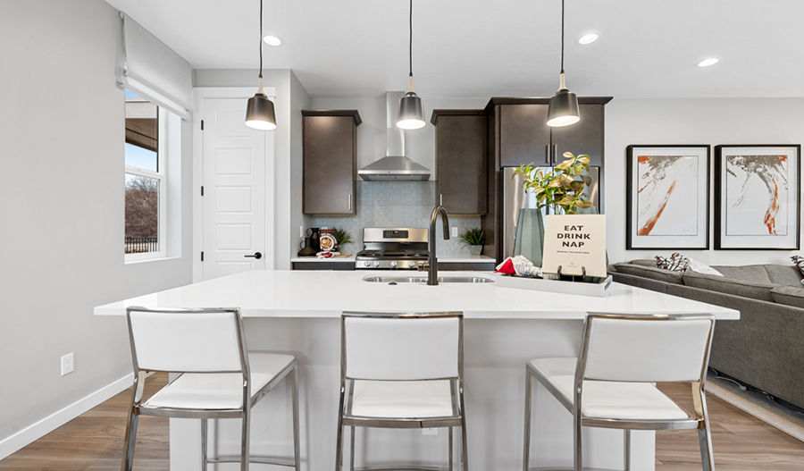 Kitchen of the Chicago floor plan